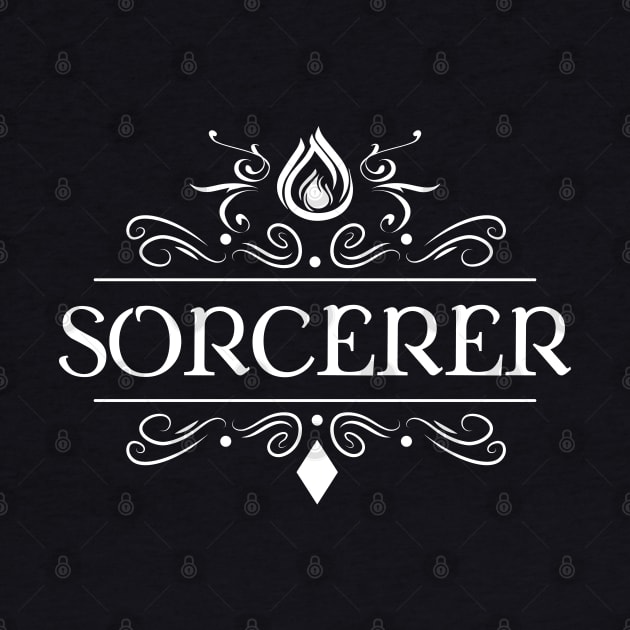 Sorcerer Character Class TRPG Tabletop RPG Gaming Addict by dungeonarmory